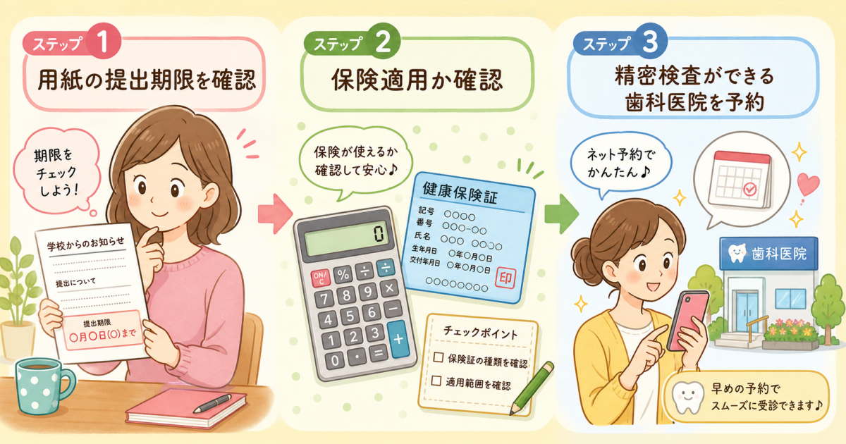 学校歯科検診の「歯並び要受診」の正しい意味とよくある誤解