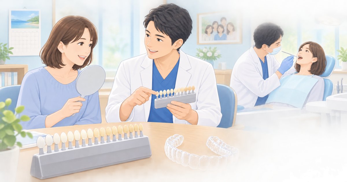 同窓会までに歯を白くしたい方へ｜通院・自宅のホワイトニング疑問